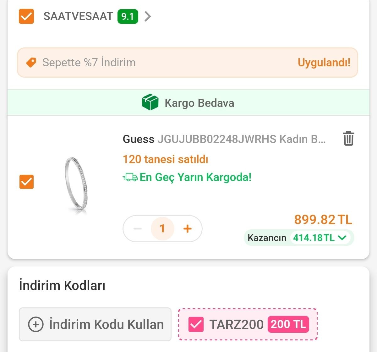 Guess JGUJUBB02248JWRHS Kadın Bileklik